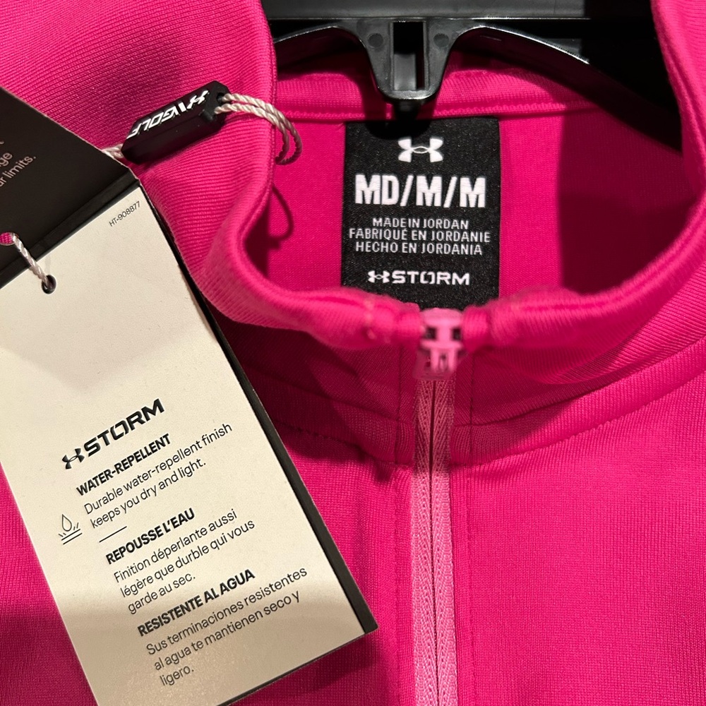 Under Armour Women's Vibrant Pink Jacket Water Repellent - Picture 2 of 2